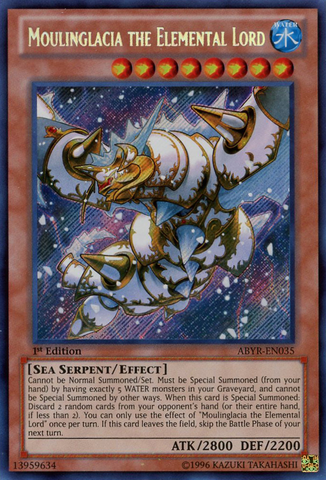 Moulinglacia the Elemental Lord [ABYR-EN035] Secret Rare 
