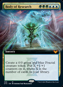 Body of Research (Extended Art) [Strixhaven: School of Mages] 