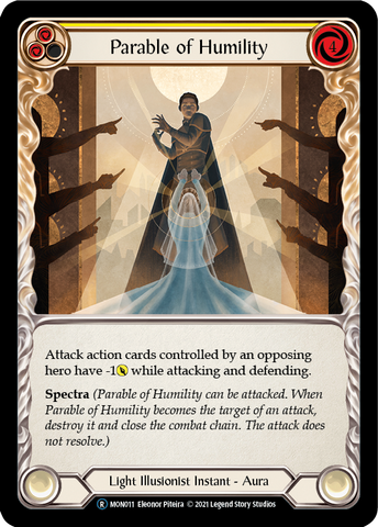 Parable of Humility [U-MON011-RF] (Monarch Unlimited) Unlimited Rainbow Foil 