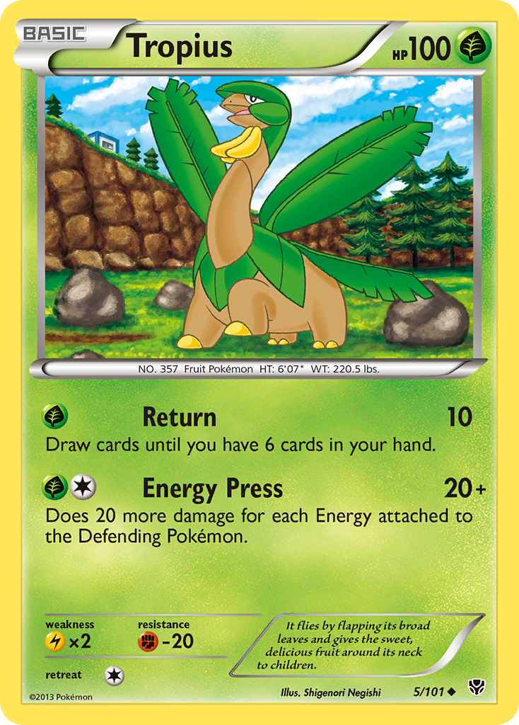Tropius (5/101) [Black &amp; White: Plasma Blast] 