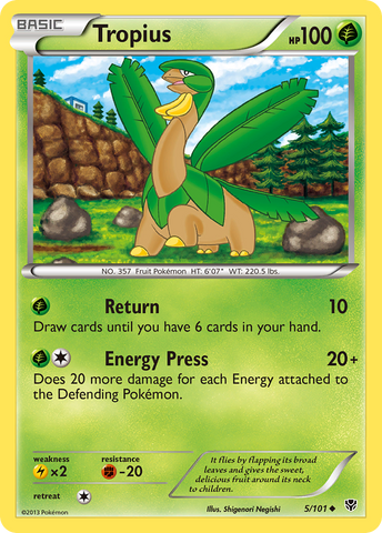 Tropius (5/101) [Black &amp; White: Plasma Blast] 