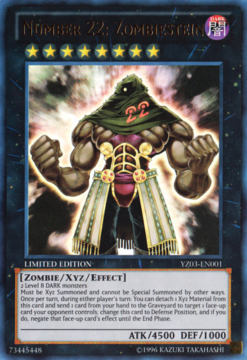 Number 22: Zombiestein [YZ03-EN001] Ultra Rare 