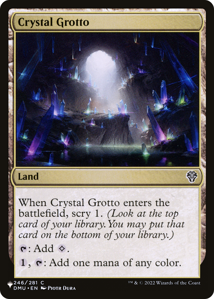Crystal Grotto [The List Reprints] 