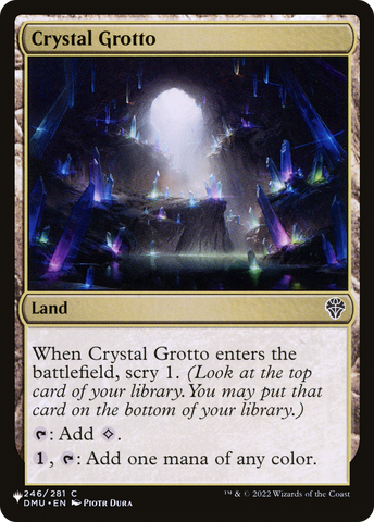 Crystal Grotto [The List Reprints] 