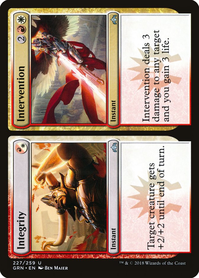 Integrity // Intervention [Guilds of Ravnica] 