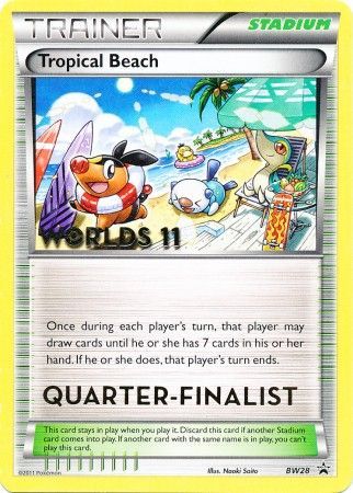 Tropical Beach (BW28) (Quarter Finalist) [Black &amp; White: Black Star Promos]