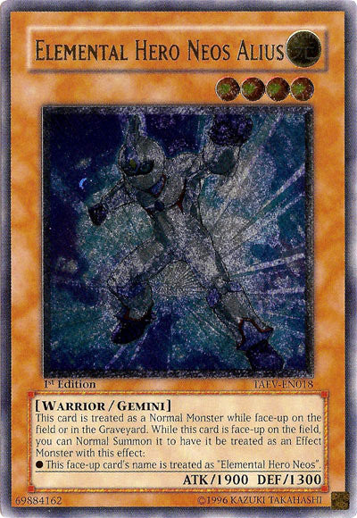 Elemental Hero Neos Alius [TAEV-EN018] Ultimate Rare 