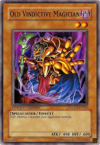 Old Vindictive Magician [GLD1-EN013] Common 