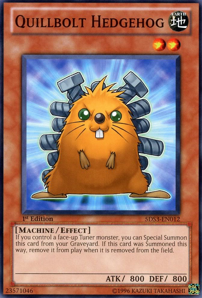 Quillbolt Hedgehog [5DS3-EN012] Common 