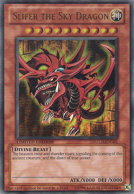 Slifer the Sky Dragon [YGLD-ENG01] Ultra Rare 