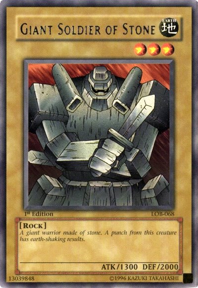 Giant Soldier of Stone [LOB-068] Rare 