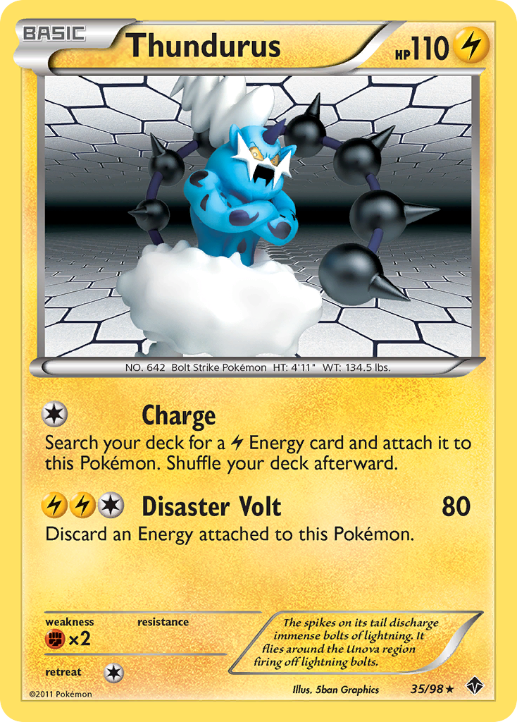 Thundurus (35/98) [Black &amp; White: Emerging Powers] 