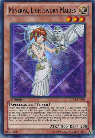 Minerva, Lightsworn Maiden [SDLI-EN002] Super Rare 