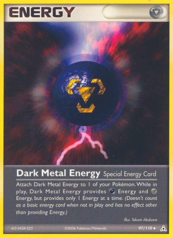 Dark Metal Energy (97/110) [EX: Holon Phantoms] 