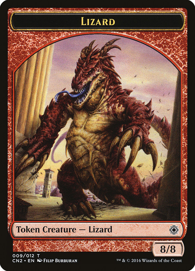 Lizard Token [Conspiracy: Take the Crown Tokens] 