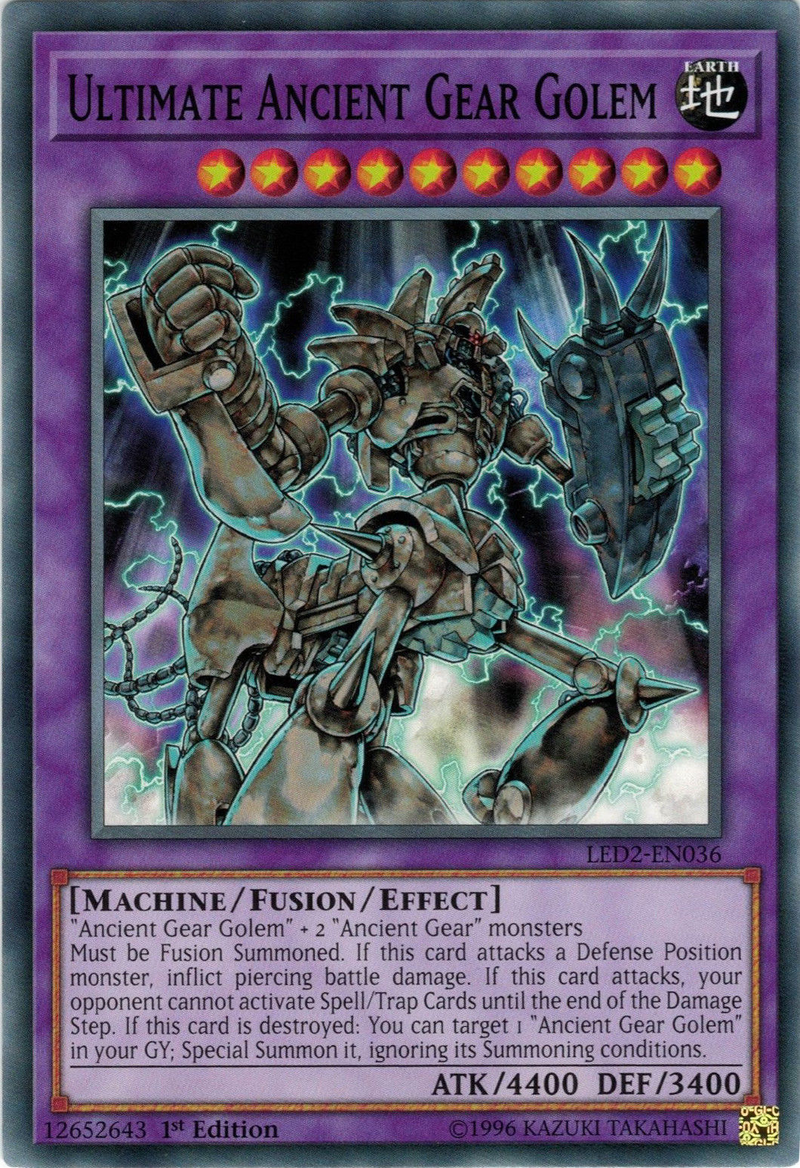 Ultimate Ancient Gear Golem [LED2-EN036] Common 