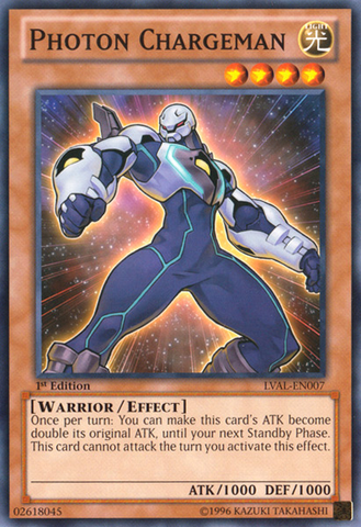 Photon Chargeman [LVAL-EN007] Common 