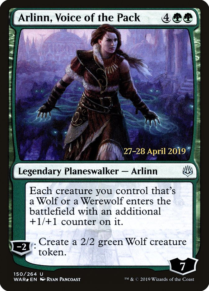 Arlinn, Voice of the Pack [War of the Spark Prerelease Promos] 