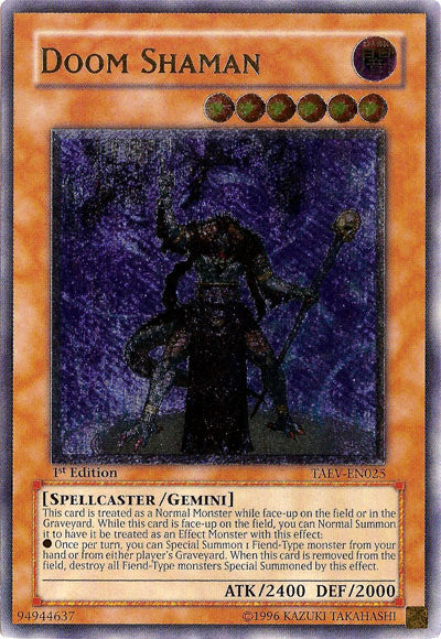 Doom Shaman [TAEV-EN025] Ultimate Rare 