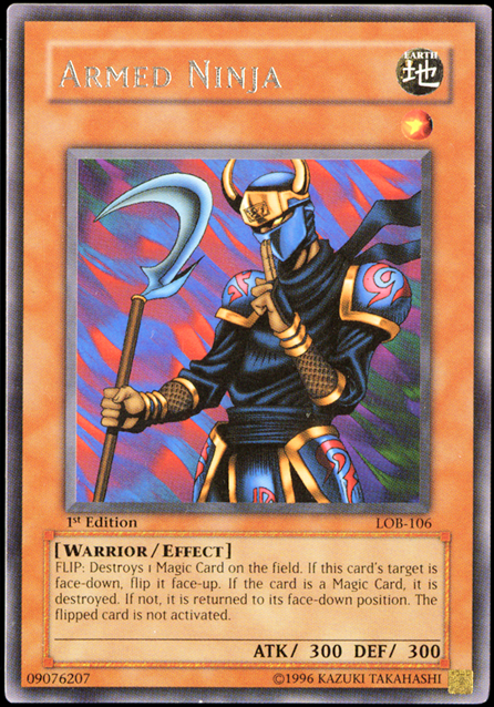 Armed Ninja [LOB-106] Rare 