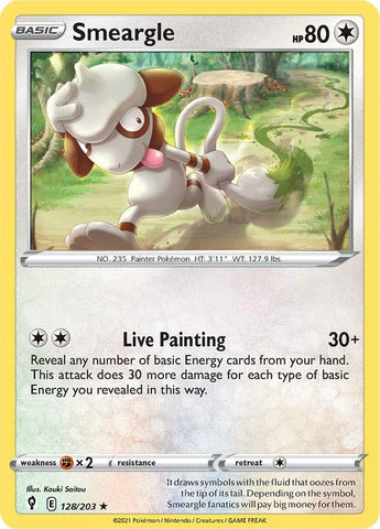 Smeargle (128/203) [Sword &amp; Shield: Evolving Skies] 