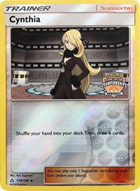 Cynthia (119/156) (Regional Championship Promo) [Sun &amp; Moon: Ultra Prism] 