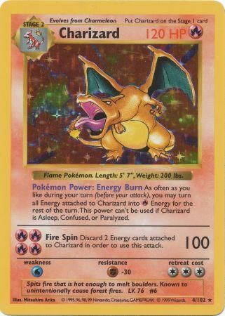 Charizard (4/102) [Base Set Shadowless Unlimited] 