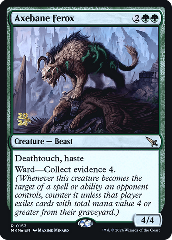 Axebane Ferox [Murders at Karlov Manor Prerelease Promos] 