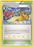 Champions Festival (XY27) (2014 Quarter Finalist) [XY: Black Star Promos] 