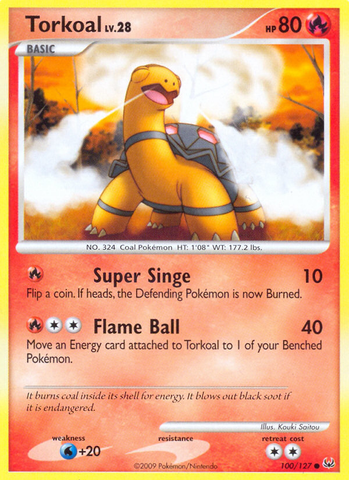 Torkoal (100/127) [Platinum: Base Set] 