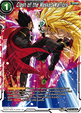 Clash of the Masked Warriors (Rare) (BT13-150) [Supreme Rivalry] 