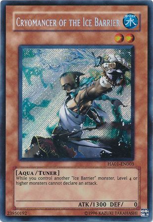 Cryomancer of the Ice Barrier [HA01-EN003] Secret Rare 