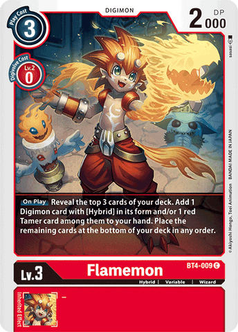 Flamemon [BT4-009] [Great Legend] 