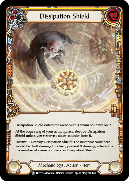 Dissipation Shield [U-ARC035] (Arcane Rising Unlimited) Unlimited Rainbow Foil 