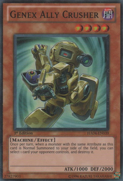 Genex Ally Crusher [HA04-EN039] Super Rare 