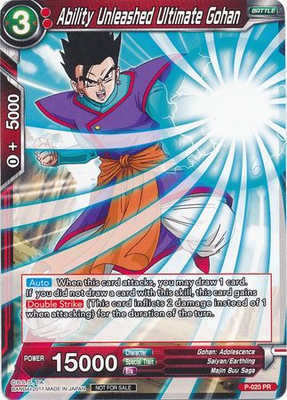 Ability Unleashed Ultimate Gohan (P-020) [Promotion Cards] 