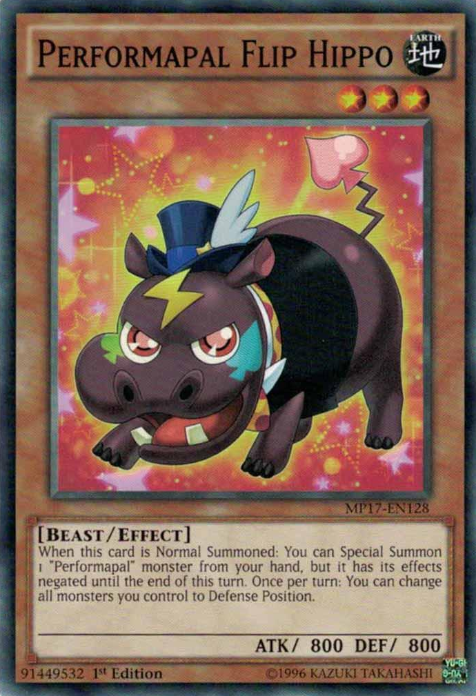 Performapal Flip Hippo [MP17-EN128] Common 