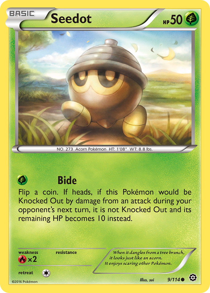 Seedot (9/114) [XY: Steam Siege] 