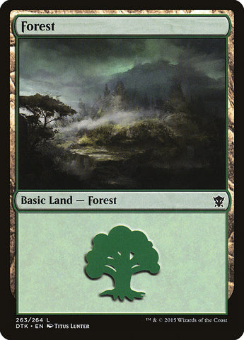 Forest (263) [Dragons of Tarkir] 