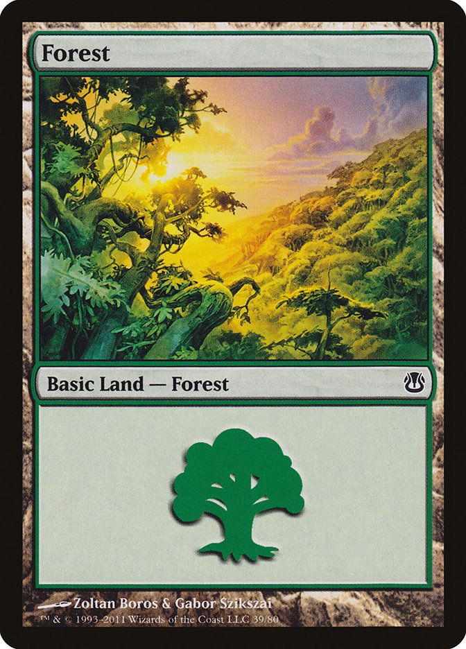 Forest (39) [Duel Decks: Ajani vs. Nicol Bolas] 