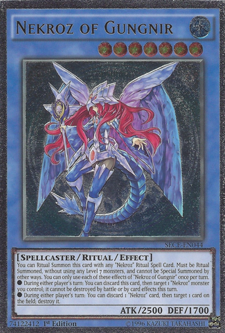 Nekroz of Gungnir [SECE-EN044] Ultimate Rare 