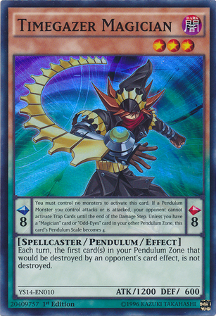Timegazer Magician [YS14-EN010] Super Rare 