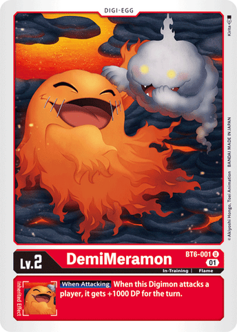 DemiMeramon [BT6-001] [Double Diamond] 