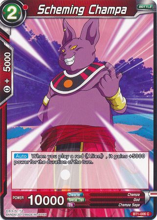 Scheming Champa (BT1-006) [Galactic Battle] 