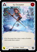 Icy Encounter (Red) [ELE157] (Tales of Aria) 1st Edition Rainbow Foil 