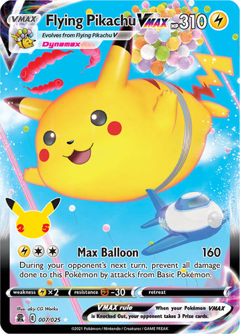 Flying Pikachu VMAX (007/025) [Celebrations: 25th Anniversary] 