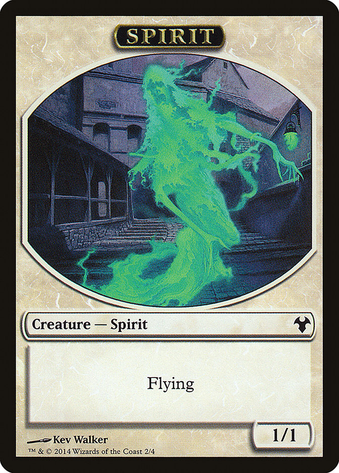 Myr // Spirit Double-Sided Token [Modern Event Deck 2014 Tokens] 
