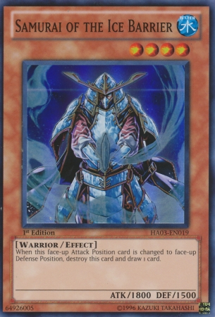 Samurai of the Ice Barrier [HA03-EN019] Super Rare 