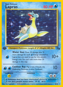 Lapras (10/62) [Fossil 1st Edition] 