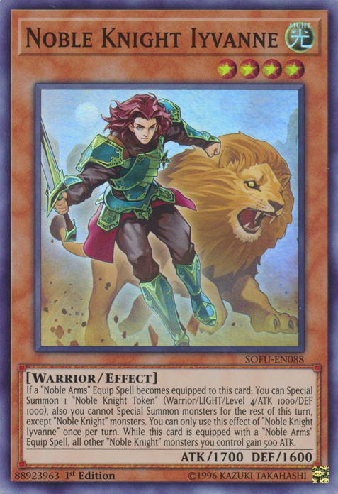 Noble Knight Iyvanne [SOFU-EN088] Super Rare 